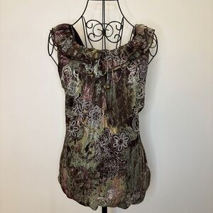 dressbarn Multicolor Floral Women's Blouse